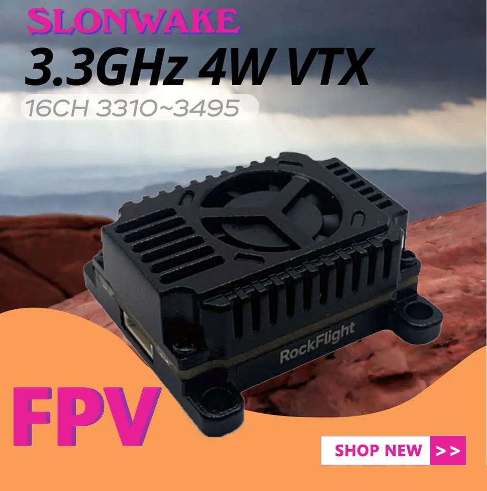 SLONWAKE FPV 3.3G 16CH 4000mW  - đánh giá và giá Receiver Rc Drone