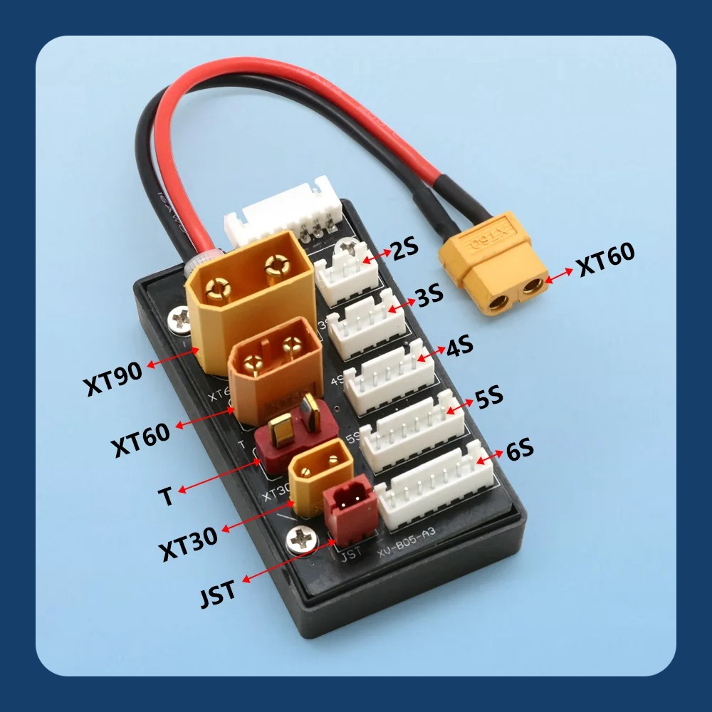2-6S Lipo Battery Parallel Cha - đánh giá và giá Lipo Parallel Charging Board