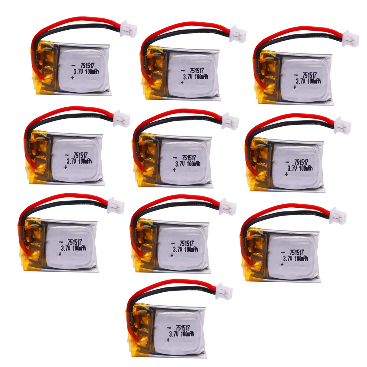 1-10PCS 3.7V 100mAh 751517 FQ7 - đánh giá và giá Drone Fq777 Rc Quadcopter