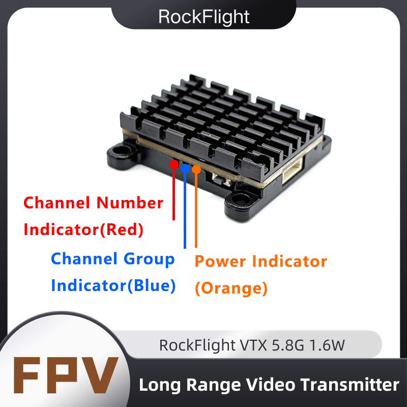 RockFlight TX663 VTX 5.8G 48CH - đánh giá và giá Receiver Rc Drone