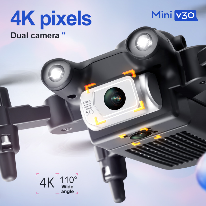 Mini V30 WiFi FPV Drone With 4 - đánh giá và giá Drone Without Rc