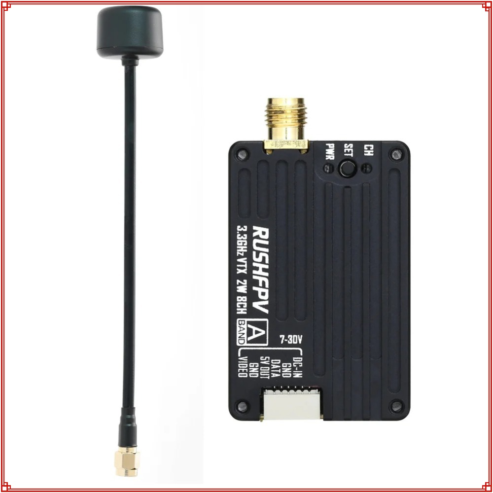 2026 New RUSHFPV 3.3G 2W VTX T - đánh giá và giá Receiver Rc Drone