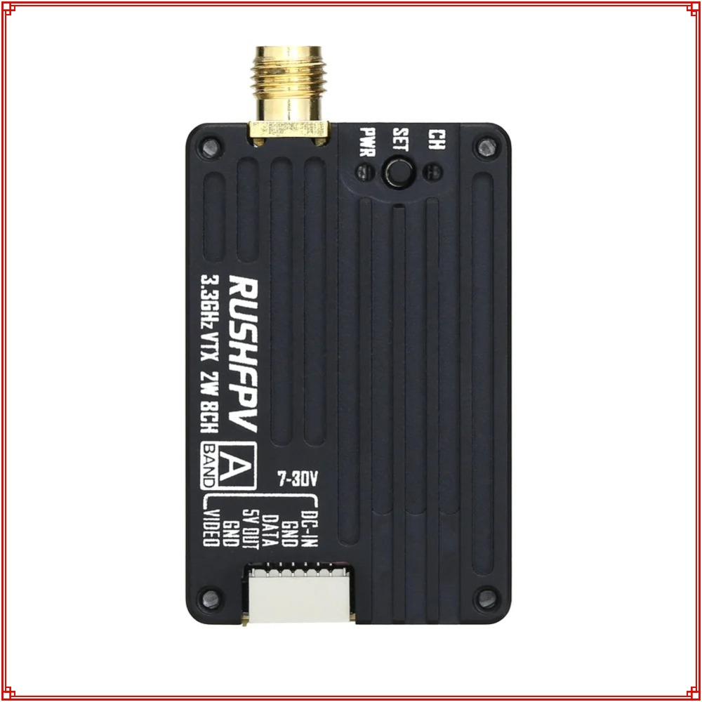 2026 New RUSHFPV 3.3G 2W VTX T - đánh giá và giá Receiver Rc Drone