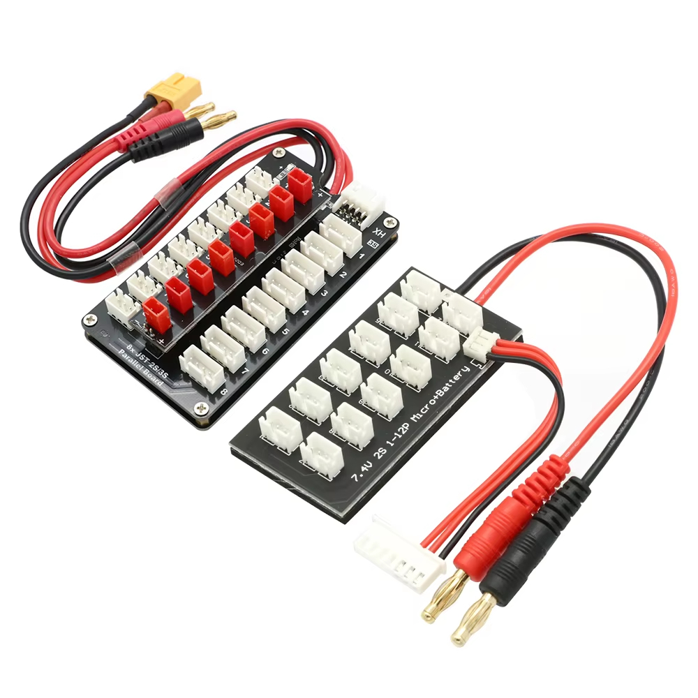 Rc 2-6S 2-8S T / XT60 / XT90 / - đánh giá và giá Lipo Parallel Charging Board