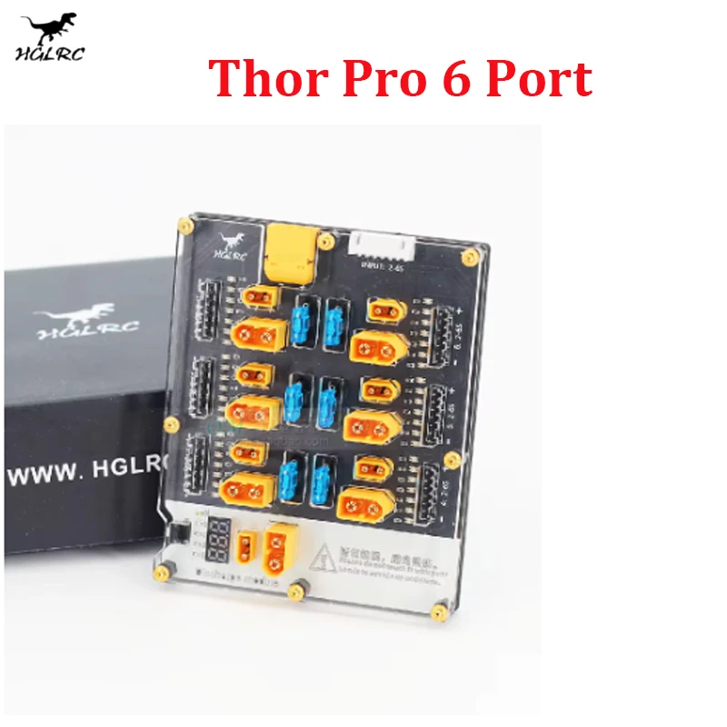 HGLRC Thor Pro 6 Ports Battery - đánh giá và giá Lipo Parallel Charging Board