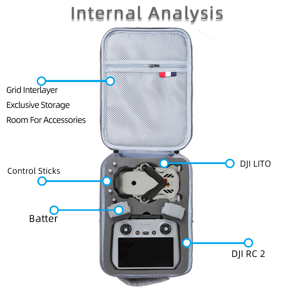 For DJI Lito 1/Lito X1 Portabl - đánh giá và giá Drone Carrying Bag