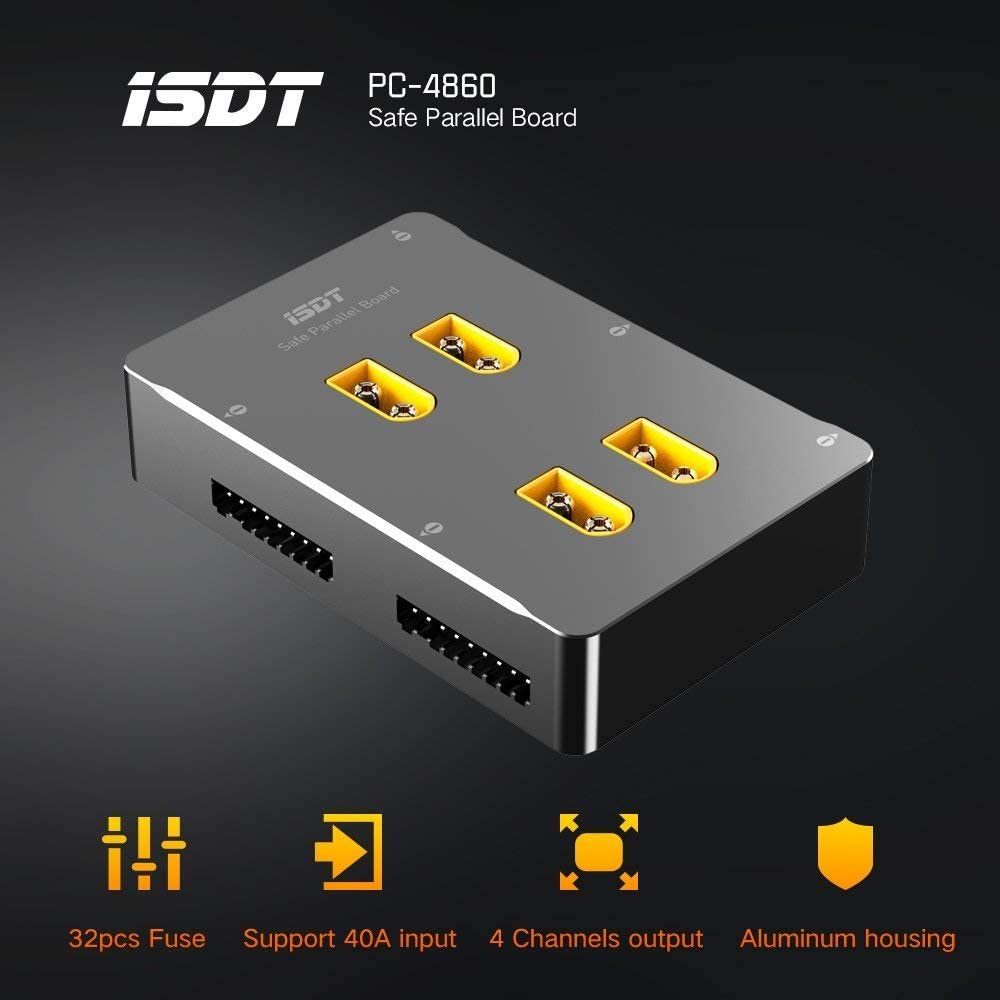 ISDT PC-4860 Lipo Battery Char - đánh giá và giá Lipo Parallel Charging Board