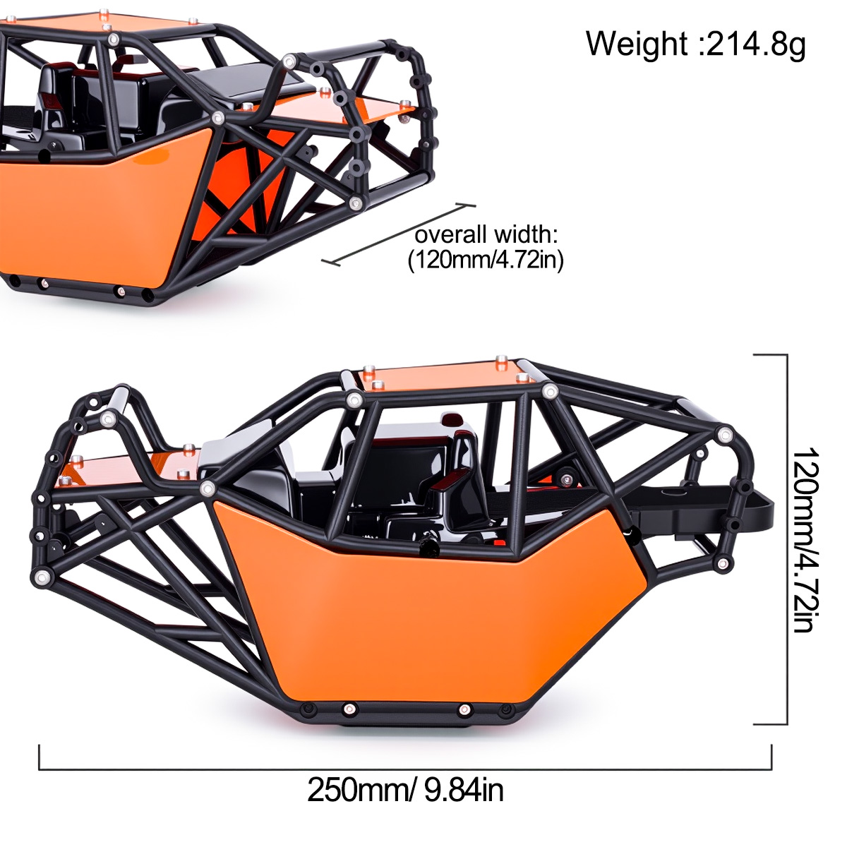 Nylon Roll Cage Rock Buggy She - đánh giá và giá Rc Rock Crawler