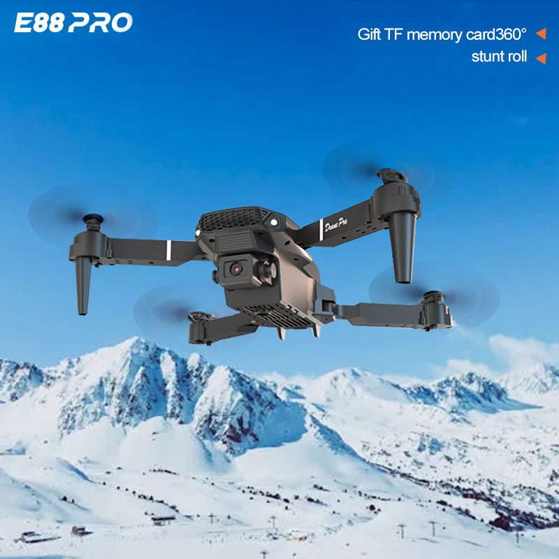 E88 Pro Mini Drone with Dual C - đánh giá và giá Drone Rc E88 Pro